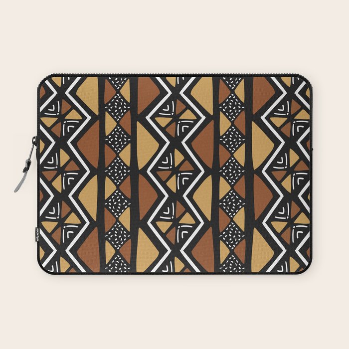 African mud cloth Mali Laptop Sleeve Gallery Image 1