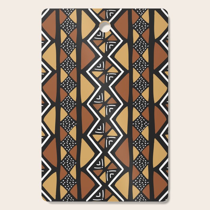 African mud cloth Mali Cutting Board Gallery Image 1