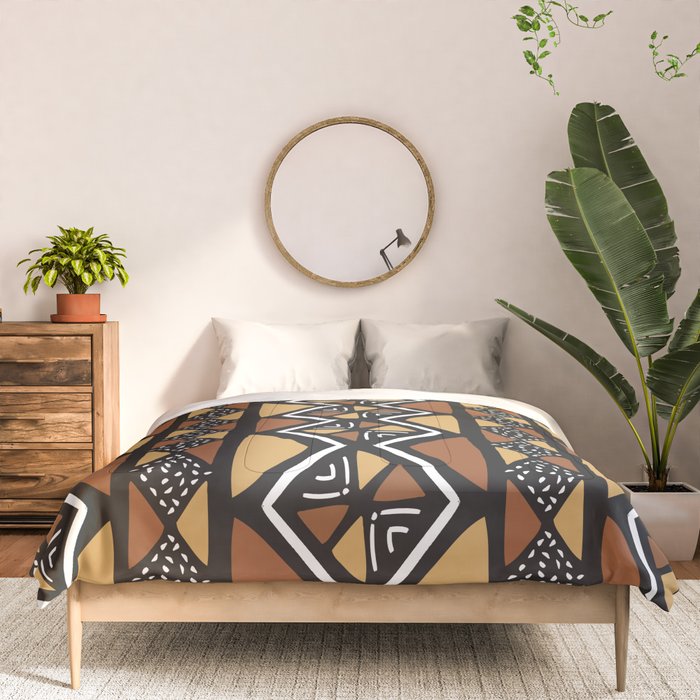 African mud cloth Mali Comforter Gallery Image 3