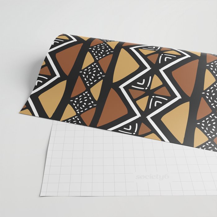 African mud cloth Mali Wrapping Paper Gallery Image 2
