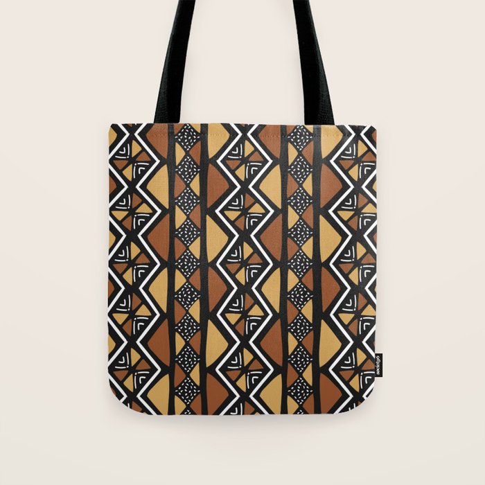 African mud cloth Mali Tote Bag Gallery Image 1