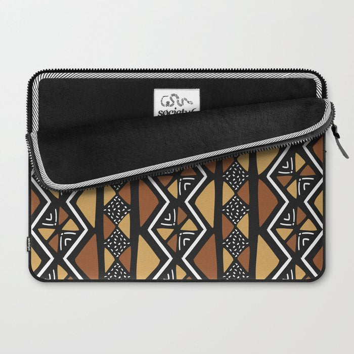 African mud cloth Mali Laptop Sleeve Gallery Image 2