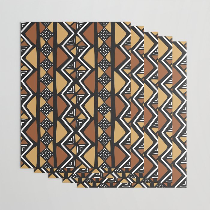 African mud cloth Mali Wrapping Paper Gallery Image 3