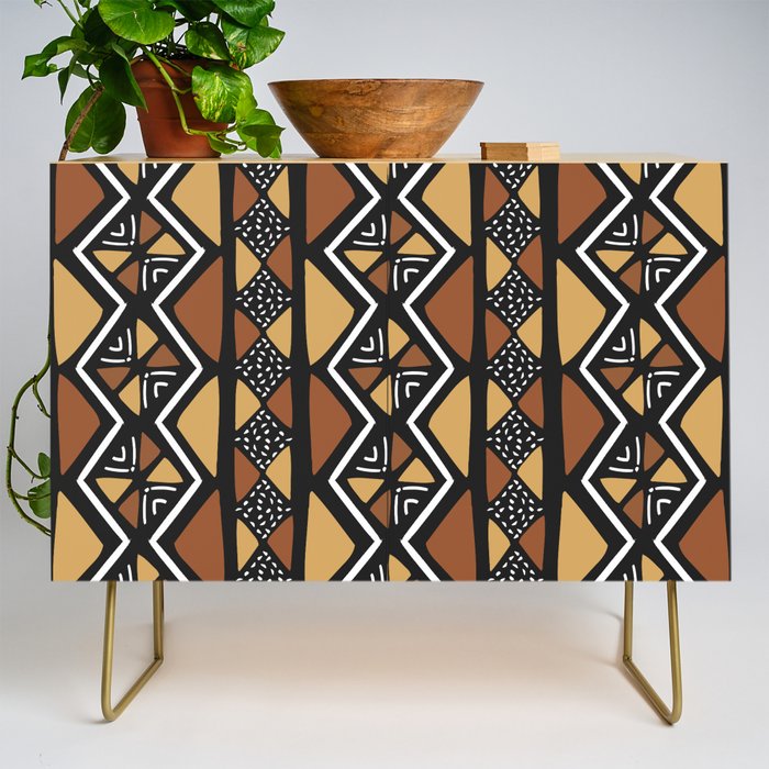 African mud cloth Mali Credenza Gallery Image 1