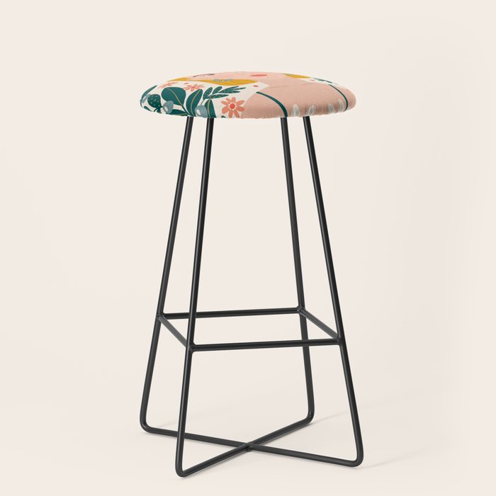 Pretty Woman Portrait Stool Gallery Image 1