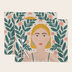 Pretty Woman Portrait Placemat Gallery Image 1