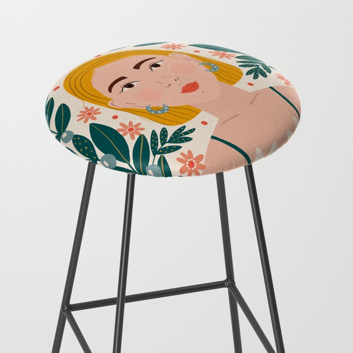 Pretty Woman Portrait Stool Gallery Image 2