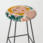 Pretty Woman Portrait Stool Gallery Image 2