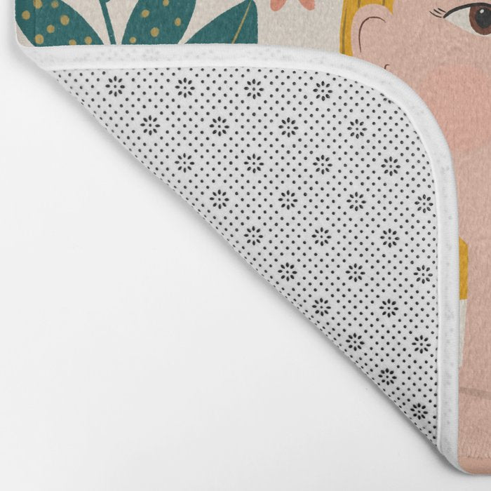 Pretty Woman Portrait Bath Mat Gallery Image 2