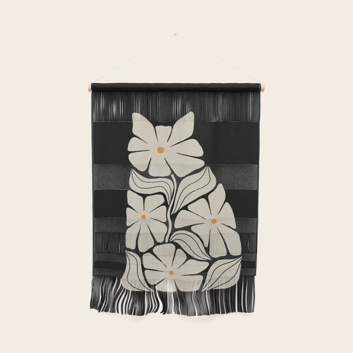 Cat and Plant 83 Wall Hanging Gallery Image 1