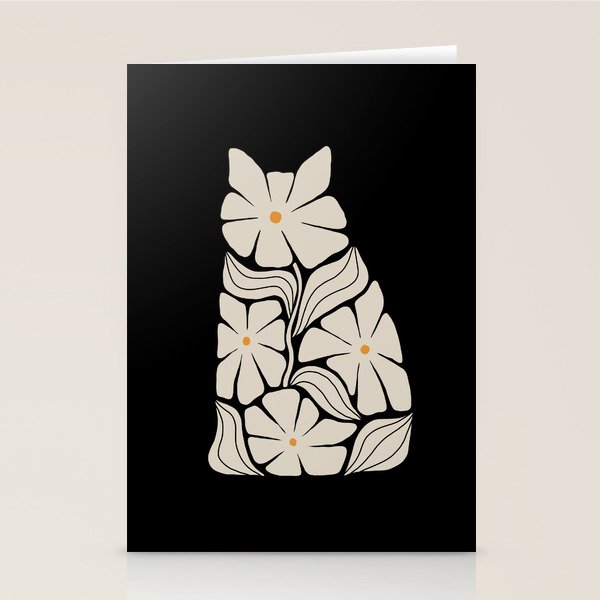 Cat and Plant 83 Stationery Card Gallery Image 2