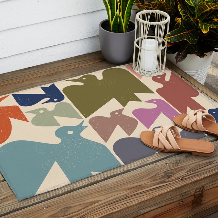 Flock No. 3 Outdoor Rug Gallery Image 2
