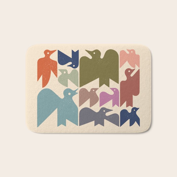 Flock No. 3 Bath Mat Gallery Image 1