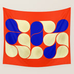 Mid-century geometric shapes-no10 Wall Tapestry Gallery Image 4