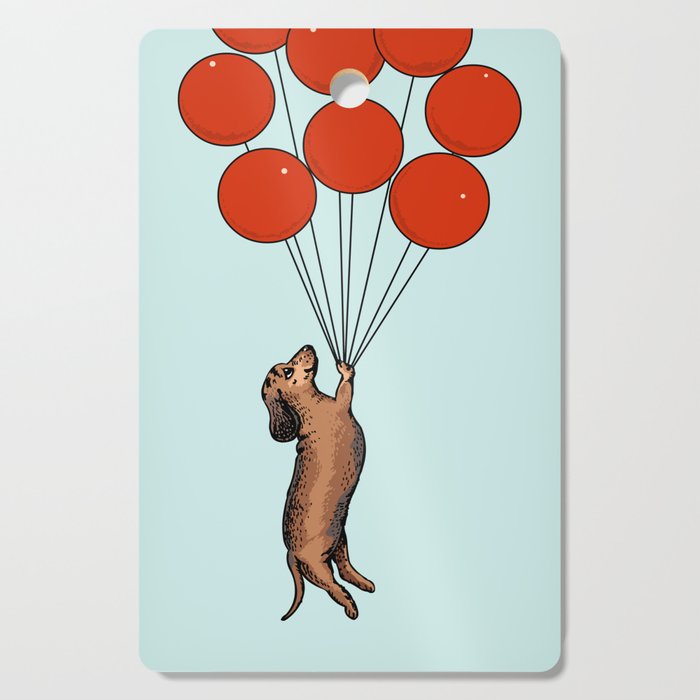 I Believe I Can Fly Dachshund Cutting Board Gallery Image 1