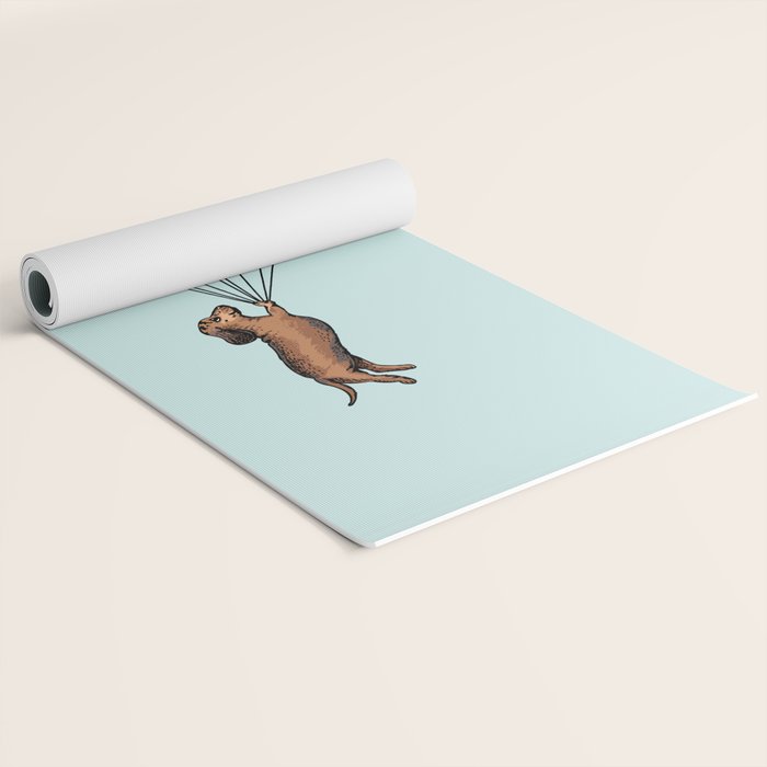 I Believe I Can Fly Dachshund Yoga Mat Gallery Image 2