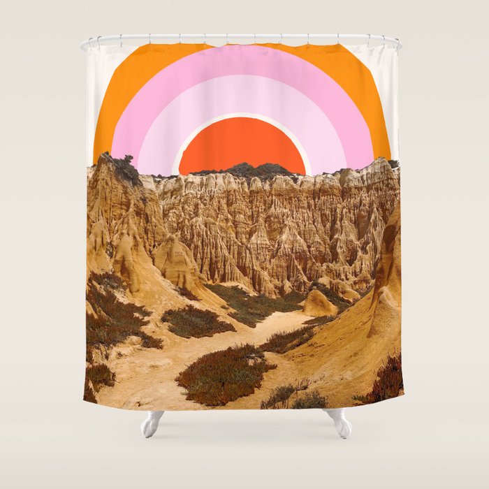 Alentejo Rainbow Shower Curtain Gallery Image 1