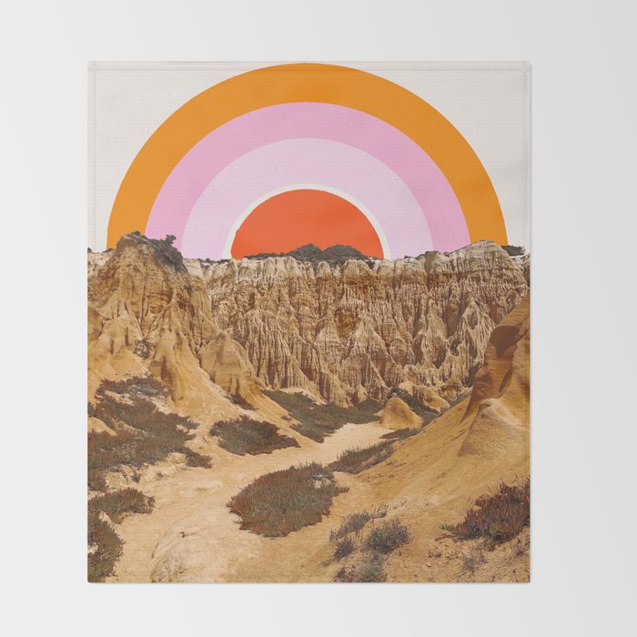 Alentejo Rainbow Throw Blanket Gallery Image 2