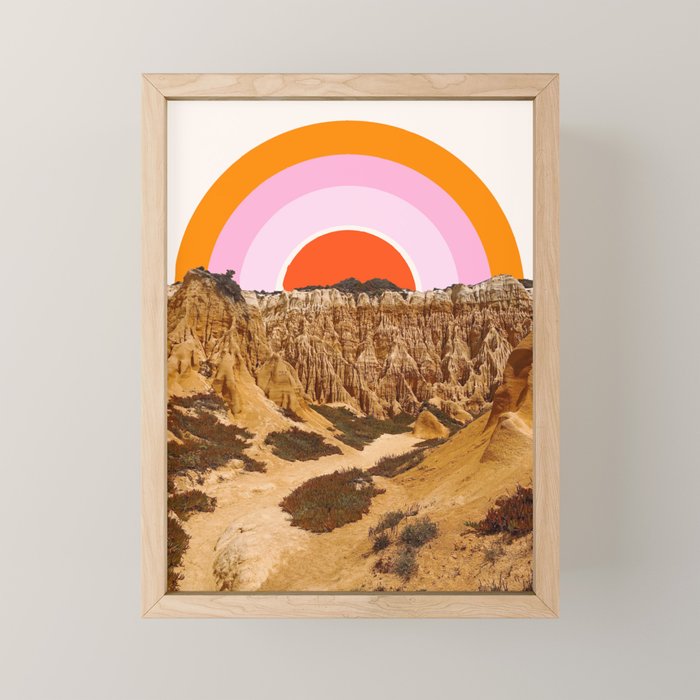 Alentejo Rainbow Mini Art Print Gallery Image 1