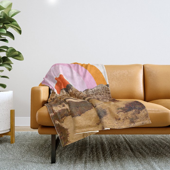 Alentejo Rainbow Throw Blanket Gallery Image 1