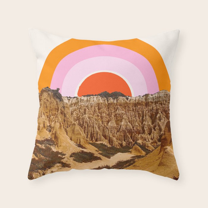 Alentejo Rainbow Throw Pillow Gallery Image 6