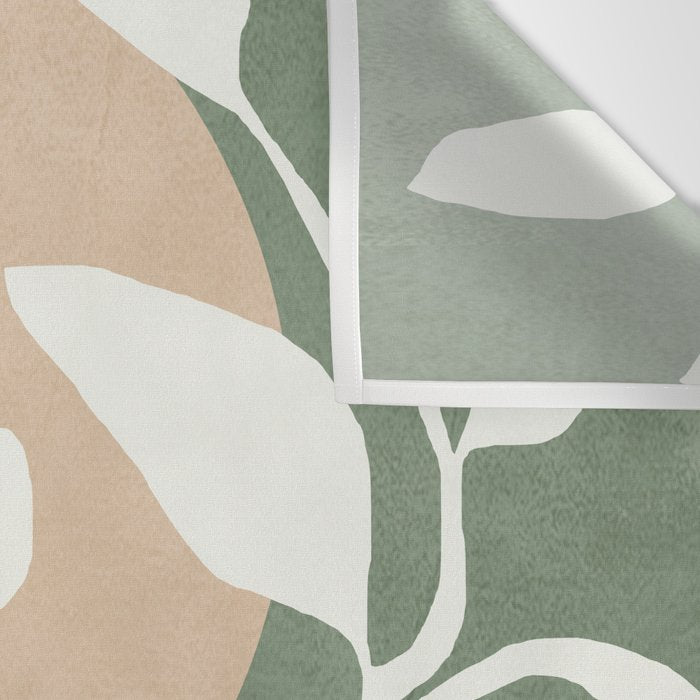 Minimal Abstract Leaves 02 Wall Tapestry Gallery Image 3