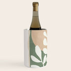 Minimal Abstract Leaves 02 Wine Chiller Gallery Image 2