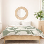 Minimal Abstract Leaves 02 Duvet Cover Gallery Image 3