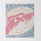 Lobster Picnic Throw Blanket Gallery Image 2