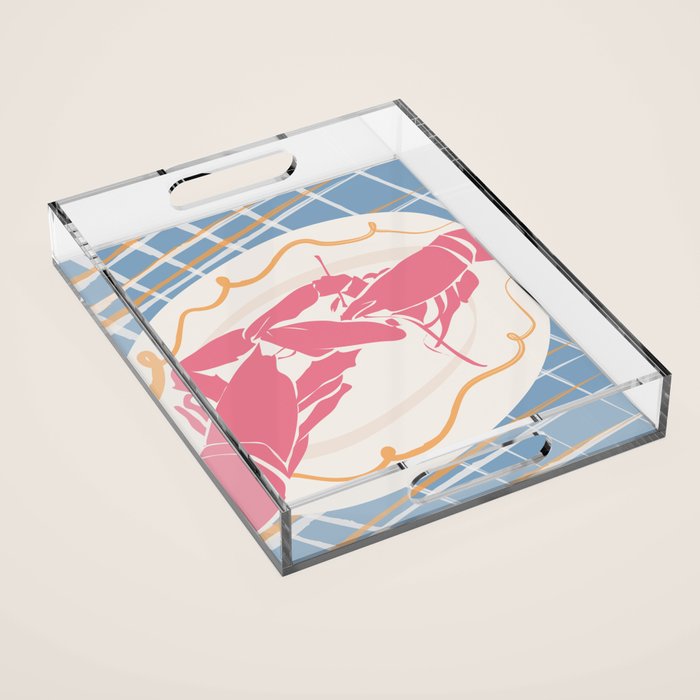 Lobster Picnic Acrylic Tray Gallery Image 1