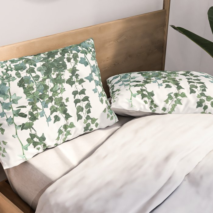 Ivy Vine Drop Pillow Sham Gallery Image 2