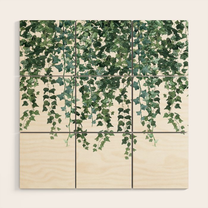 Ivy Vine Drop Wood Wall Art Gallery Image 1