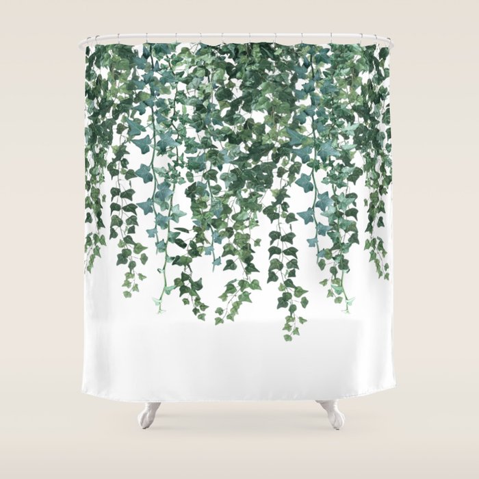 Ivy Vine Drop Shower Curtain Gallery Image 1