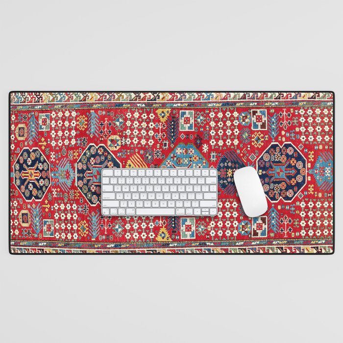 Moghan Azerbaijan South East Caucasus Rug Print Desk Mat Gallery Image 1