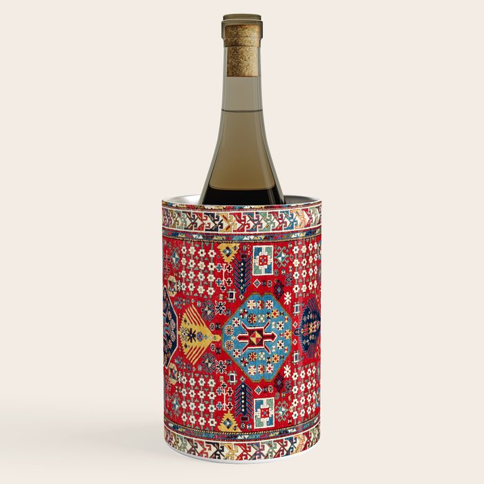 Moghan Azerbaijan South East Caucasus Rug Print Wine Chiller Gallery Image 1