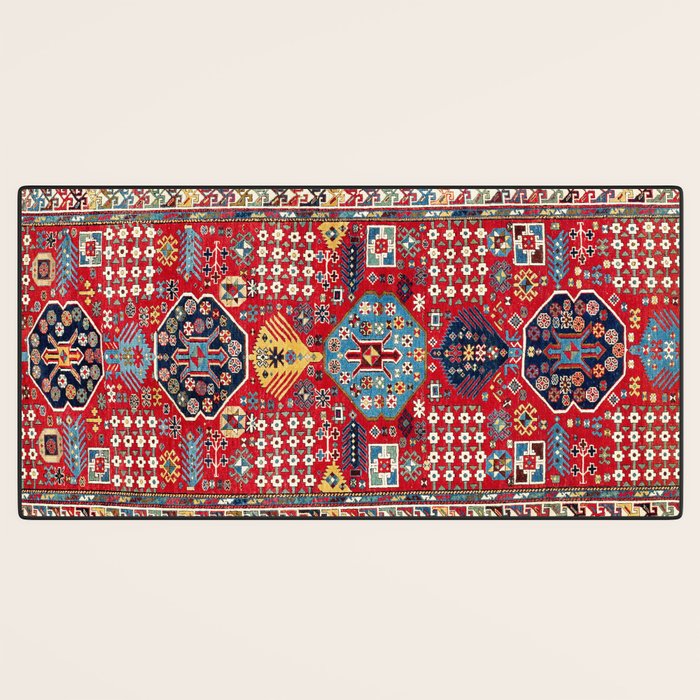 Moghan Azerbaijan South East Caucasus Rug Print Desk Mat Gallery Image 3