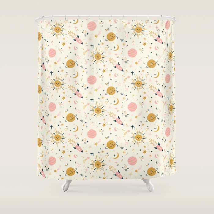 Hello Starshine Shower Curtain Gallery Image 1