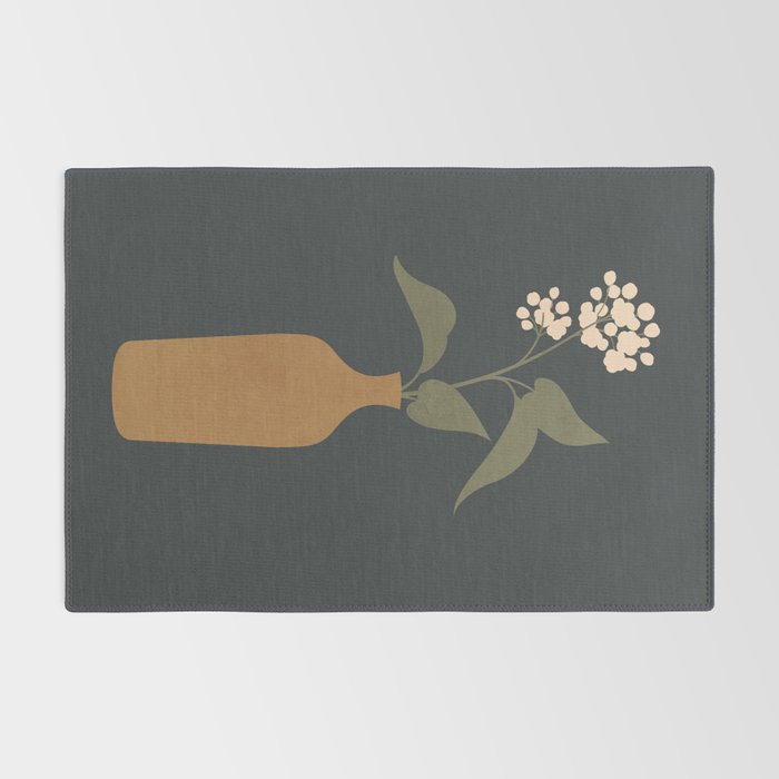 Minimal Abstract Art Vase Flower 10 Rug Gallery Image 2