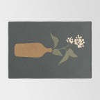 Minimal Abstract Art Vase Flower 10 Rug Gallery Image 2