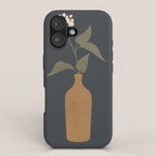 Minimal Abstract Art Vase Flower 10 iPhone Case Gallery Image 1