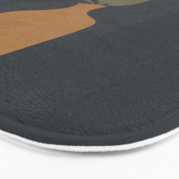 Minimal Abstract Art Vase Flower 10 Bath Mat Gallery Image 3