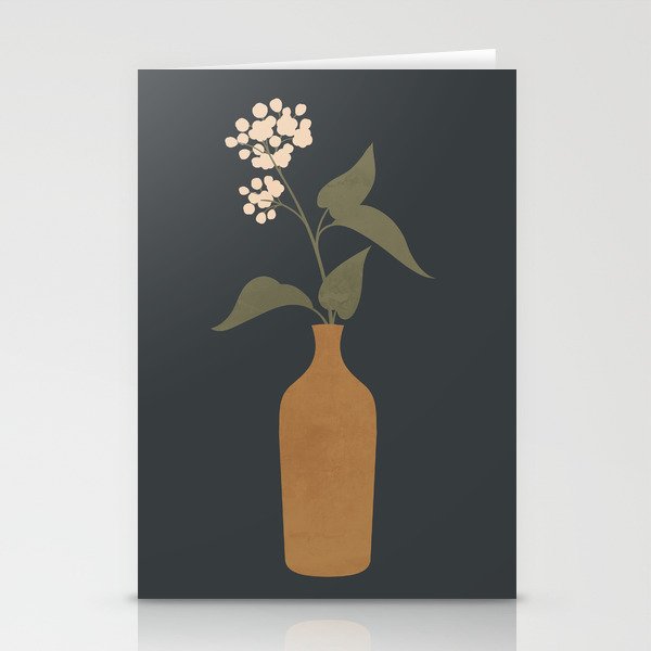 Minimal Abstract Art Vase Flower 10 Stationery Card Gallery Image 2