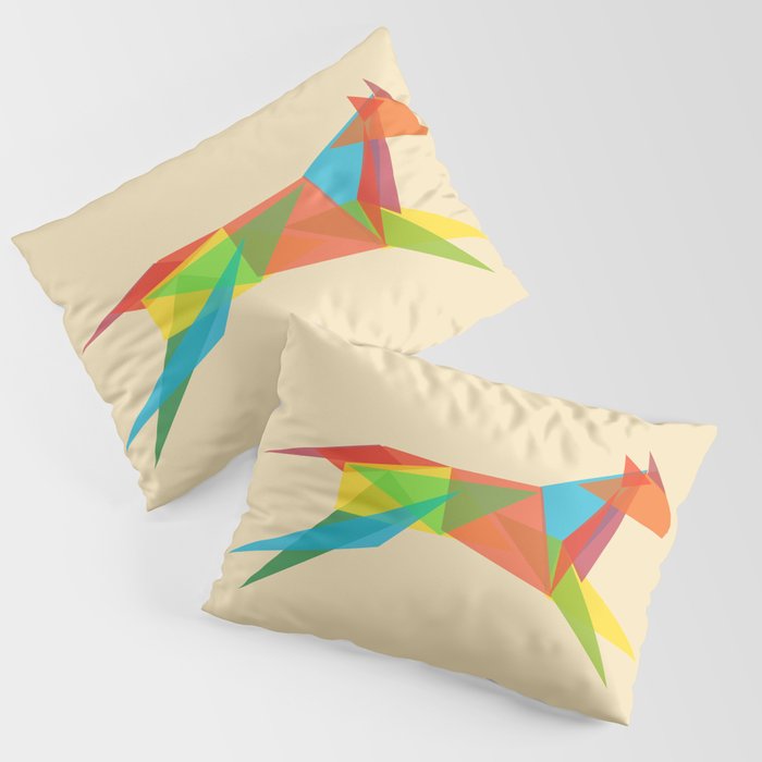 Fractal Geometric Dog Pillow Sham Gallery Image 3