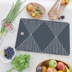 Geo (Annapolis Blue) Cutting Board Gallery Image 2