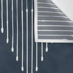 Geo (Annapolis Blue) Wall Tapestry Gallery Image 3