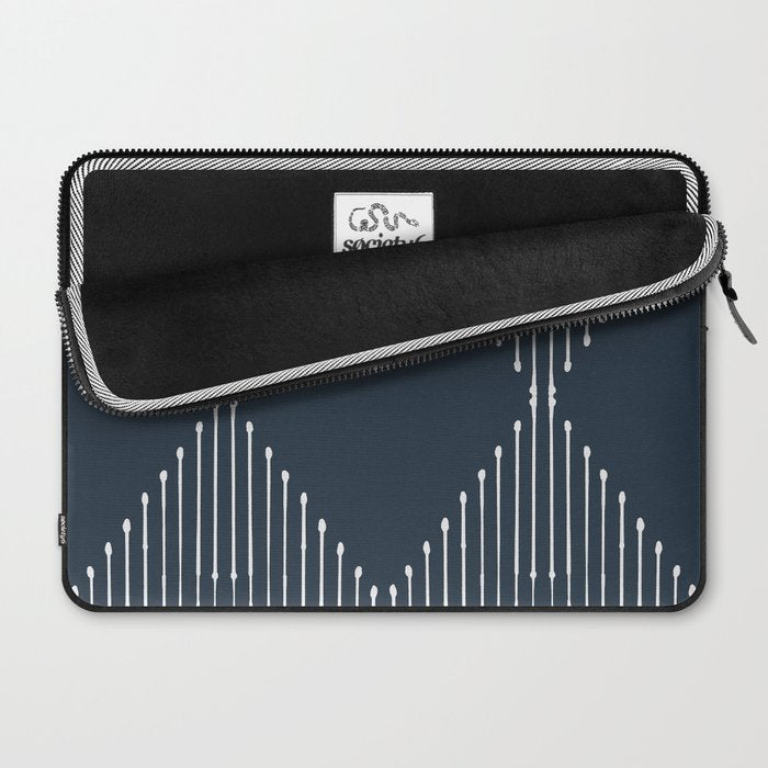 Geo (Annapolis Blue) Laptop Sleeve Gallery Image 2