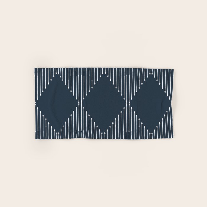 Geo (Annapolis Blue) Bath Towel Gallery Image 1