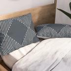 Geo (Annapolis Blue) Pillow Sham Gallery Image 2