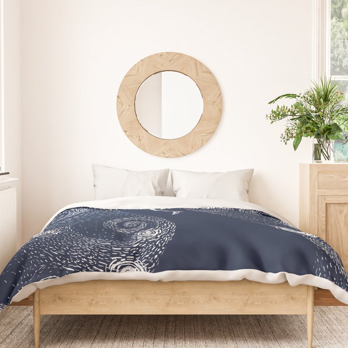 Star eater in Van Gogh style Duvet Cover Gallery Image 3
