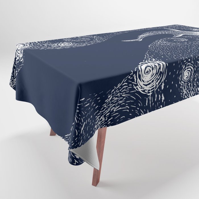 Star eater in Van Gogh style Tablecloth Gallery Image 1